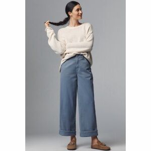Anthropologie Pilcro The Mason High-Rise Relaxed Gaucho Ankle Pants Size 31T